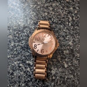 Rose Gold Watch with Rose Gold Dial